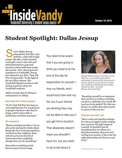 Student Spotlight: Dallas Jessup