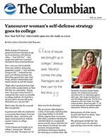 Vancouver woman's self-defense strategy goes to college