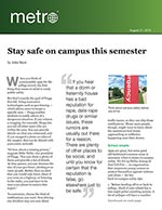Stay safe on campus this semester